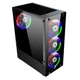 Корпус для ПК 1stPlayer V2-A-BK-4F1 Black без блока живлення з підтримкою ATX - зображення 2