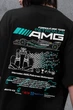 Жіноча Оверсайз Футболка З Принтом AMG Black 2XL/3XL (8049661) - изображение 2