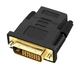 Адаптер перехідник HDMI – DVI 24+1. HDMI (female) DVI(male) - зображення 1