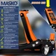 Гидравлический автомобильный домкрат MASKO с маневровым домкратом 3 т Оранжевый - изображение 2
