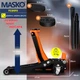 Гидравлический автомобильный домкрат MASKO с маневровым домкратом 3 т Оранжевый - изображение 3