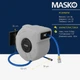 Шланг воздушный на автоматической катушке MASKO EU 1/4 барабан 10 м серый - изображение 4