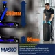 Гидравлический автомобильный домкрат MASKO с маневровым домкратом 2.5 т Синий - изображение 4