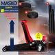 Гидравлический автомобильный домкрат MASKO с маневровым домкратом 3 т Красный - изображение 3
