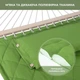 Гамак двомісний з планками WCG SOFT XXL 200 x 140 см - зелений - изображение 7