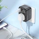 Мультифункціональна мережева розетка Borofone BAC14 2USB-А+Type-C+євророзетка - зображення 2