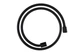 Шланг для душу Designflex 1,25 м, Matt Black (28220670) - изображение 1