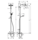 Душова система Crometta E Showerpipe 240 1jet для ванни з термостатом (27298000) - изображение 2