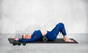 Zestaw Neo Sport roller do cwiczen pilka podwojna pilka do masazu ns 998 czarno-niebieski (5903890620615) - obraz 5