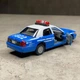 Дитяча металева поліцейська машинка Ford Crown Victoria іграшкова колекційна масштабна залізна авто модель іграшка поліція для дітей Форд Краун Вікторія відкриваються двері синій 12.5 см (KT5342AW) - зображення 2