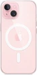 Чехол противоударный Clear Case with MagSafe для Apple iPhone 15 (6.1") Clear прозрачный - изображение 7