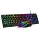 Игровой комплект 4 в 1 T-Wolf TF400: клавиатура, мышь, наушники с микрофоном и коврик, проводной, RGB - изображение 8