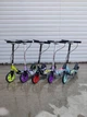 Детский двухколесный городской самокат складной Mini Rover 697 с нагрузкой до 100 кг с ручным дисковым тормозом Черный - изображение 2