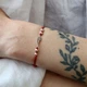 Серебряный Красный браслет Оберег без камней Крило Янгола серебро 925 пробы Родированное 75285 0.98 - изображение 6