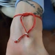 Серебряный Красный браслет Оберег без камней Крило Янгола серебро 925 пробы Родированное 75285 0.98 - изображение 10