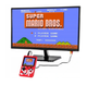 Карманная игровая приставка Sup Game Box с джойстиком красная. 400 встроенных ретро игр - изображение 2