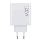 Адаптер от сети 220V на USB (45W), Type-C (25W) и Type-C (120W) с быстрой зарядкой 120W - изображение 1