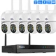 Wi-Fi Комплект видеонаблюдения на 6 поворотных камер Hiseeu 5MP EseeCloud - изображение 1