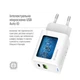 Сетевое зарядное устройство ColorWay GaN Mini 45W PD Port PPS USB (Type-C PD + USB QC4.0) White (CW- - изображение 5