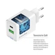 Сетевое зарядное устройство ColorWay GaN Mini 45W PD Port PPS USB (Type-C PD + USB QC4.0) White (CW- - изображение 10