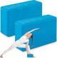 Kostka do jogi Neo Sport piankowa zestaw 2 sztuki ns 962 niebieska (5903890620592) - obraz 3