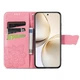 Чохол-книжка з малюнком UniCase Butterfly Pattern для Realme 14 Pro Plus - Pink - зображення 3