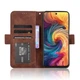 Чехол-книжка с кармашками Deexe Wallet Stand для ZTE Nubia V70 - Brown - изображение 3