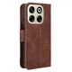 Чехол-книжка с кармашками Deexe Wallet Stand для ZTE Nubia V70 - Brown - изображение 6