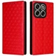 Чехол Deexe Rhombus Book для ZTE Nubia V70 - Red - изображение 1