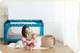 Дорожнє ліжечко RICOKIDS 125 x 65 x 78 см RK-240 Navy Blue (724002) (5903890628284) - зображення 8