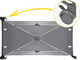Дорожнє ліжечко RICOKIDS 125 x 65 x 78 см RK-240 Light Grey (724000) (5903890605155) - зображення 9