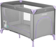 Дорожнє ліжечко RICOKIDS 125 x 65 x 78 см RK-240 Grey-Lavender (724011) (5903890605186) - зображення 1