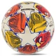 Мяч футбольный размер №5 Soccermax Crystal 4048 White-Red-Yellow - изображение 1