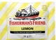 Льодяники без цукру зі смаком ментолу та лимону Fisherman's Friend Pastillen, lemon, Zitrone, zuckerfrei 25 г - изображение 1