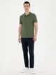 Поло длинное мужское Pierre Cardin G021GL011-000-2186354 2XL Хаки (8683858467342) - изображение 3