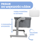 Łóżeczko dziecięce dostawne Chicco Next2Me Magic Evo Grey Mist (8058664167746) - obraz 7