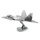 Металлический 3D-пазл AiPin Самолет F-22 - изображение 1