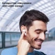 Бездротові навушники Choetech BH-T60 White TWS, Bluetooth 5.3, ANC+ENC, LED-дисплей - зображення 10