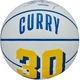 Баскетбольный мяч Wilson NBA PLAYER ICON MINI STEPHEN CURRY бело-синий Размер 3 WZ4007401XB3 - изображение 1