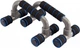 Упоры для отжиманий LiveUp PLASTIC PUSH UP BAR черно-серо-синие LS3164E - изображение 1