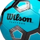 Футбольный мяч Wilson PENTAGON голубо-черный Размер 5 WTE8542XB05 - изображение 4