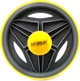 Ролик для пресса LiveUp EXERCISE WHEEL желто-серый LS3371 - изображение 5