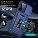 Ударопрочный чехол Epik Camshield Army Ring для Xiaomi Redmi 13C / Poco C65 Синий / Navy - изображение 6
