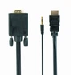 Кабель Cablexpert HDMI - VGA, (M/F), 5 м, Black (A-HDMI-VGA-03-5M) - изображение 2