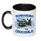 Чашка с печатью "BOMBARDIRO CROCODILO" (цвет чёрный) (27165) - изображение 1