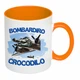 Чашка с печатью "BOMBARDIRO CROCODILO" (цвет оранжевый) (27169) - изображение 2