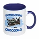 Чашка с печатью "BOMBARDIRO CROCODILO" (цвет кобальт) (27166) - изображение 2