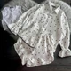 Костюм для девочки детский комплект подростковый летний из хлопка (рубашка, шорты и топ) IRmAS 1271 размер рост 164 сердца - изображение 2