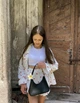 Костюм для девочки детский комплект подростковый летний из хлопка (рубашка, шорты и топ) IRmAS 1272 размер рост 140 сердца - изображение 12