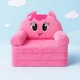 Детское мягкое кресло-кровать трансформер My Little Pony 50 см, плюшевое раскладное кресло-диван для детей, Розовый - изображение 1